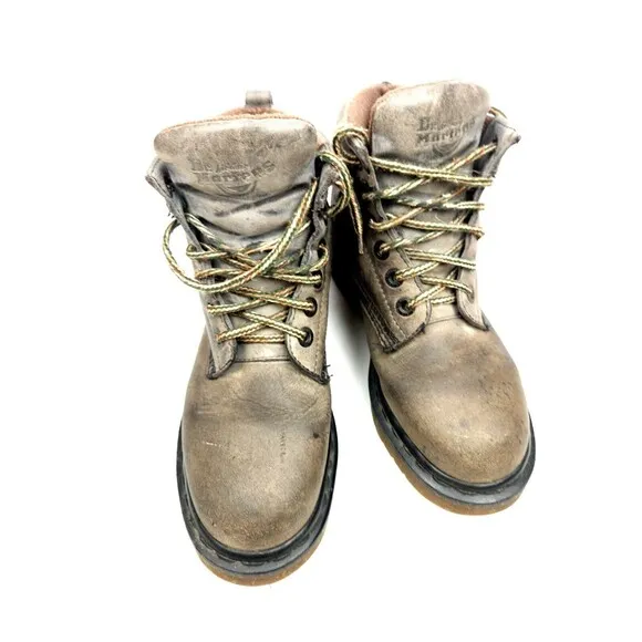 Doc Dr. Martens 8283 Boots Men’s UK 5 US 6 Gray Made In England Vintage