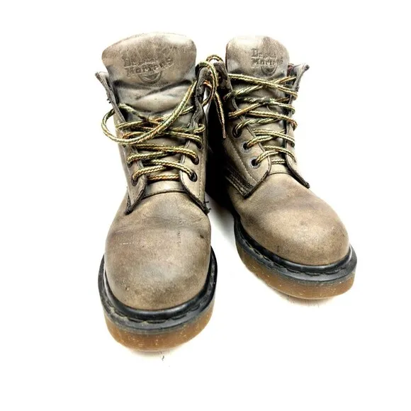 Doc Dr. Martens 8283 Boots Men’s UK 5 US 6 Gray Made In England Vintage