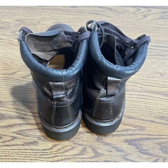 Doc Marten Vintage Made in England Brown Cushion Collar‎ Combat Boots Size US 10