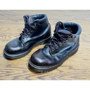 Doc Marten Vintage Made in England Brown Cushion Collar‎ Combat Boots Size US 10