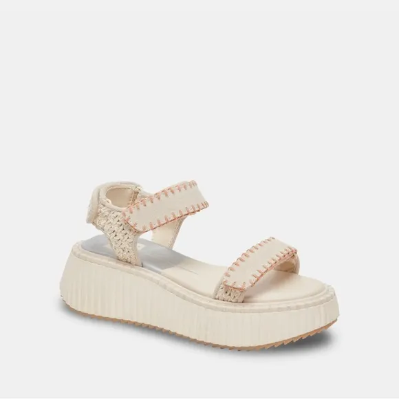 Dolce Vita Debra Sandals - Ivory Suede