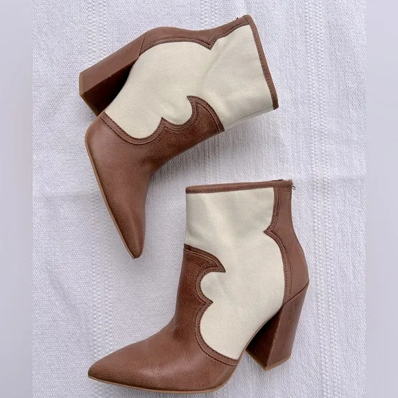 Dolce Vita Noraya Heeled Ankle Boots Size 8