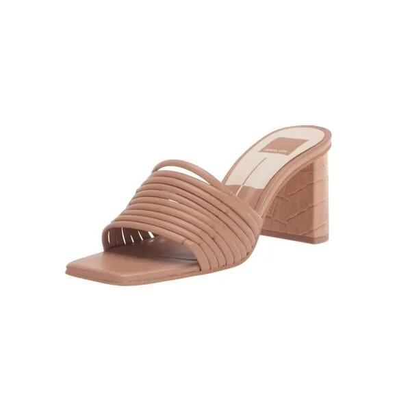 Dolce Vita prianna heeled tan romantic chic minimal womens shoes sz 10