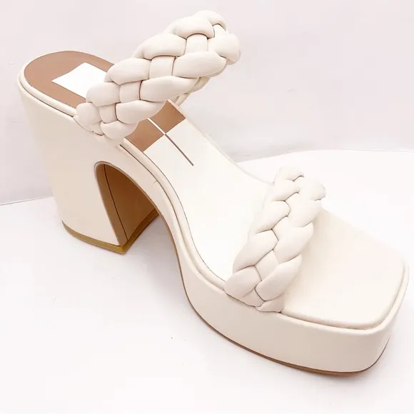 🆕{Dolce Vita} Wiley Ivory Platform Sandals