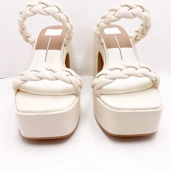 🆕{Dolce Vita} Wiley Ivory Platform Sandals