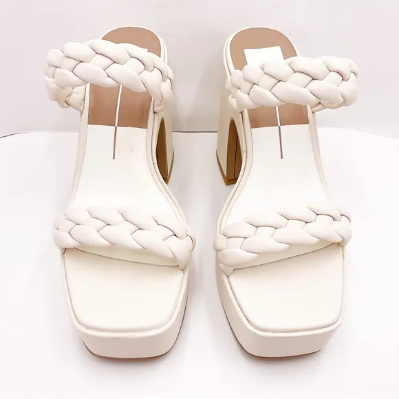 🆕{Dolce Vita} Wiley Ivory Platform Sandals