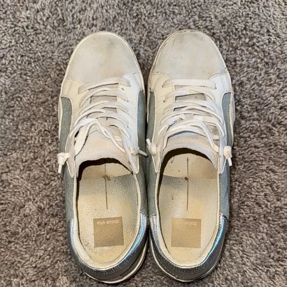 Dolce vita Zina denim &amp; silver sneaker