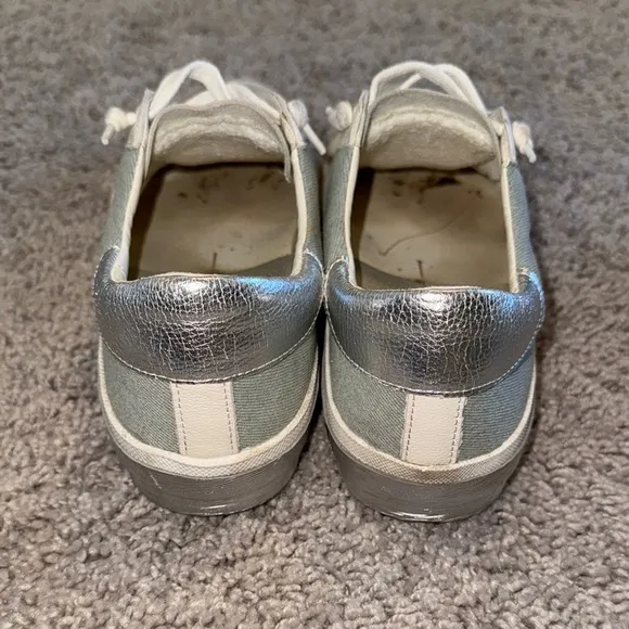 Dolce vita Zina denim &amp; silver sneaker