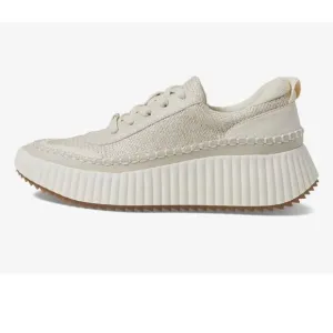 Dolce Vita Dolen Danae Sneakers Ivory Grey Sandstone Size 8.5 Platform Shoes