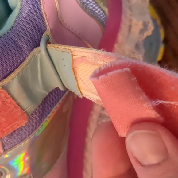 DOLLS KILL Sugar Thrillz Fairy Walker Pastel And Holographic Platform Shoes