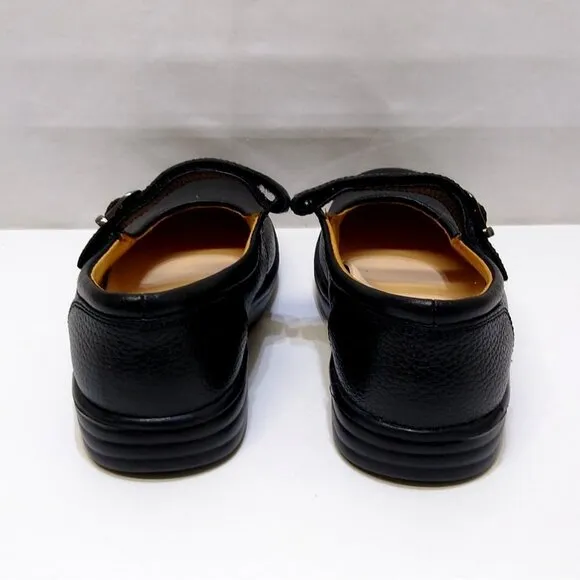 Dr. Comfort #4410 Merry Jane Pebbled Leather Therapeutic Shoes Women's 7W NWOB
