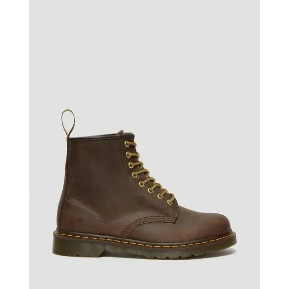 Dr. Martens 1460 Crazy Horse Leather Lace Up Boots Brown Size 11