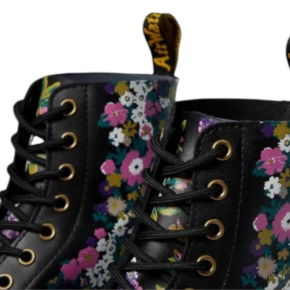 DR MARTENS 1460 PASCAL BOOTS UK 5 EU 38 US 7 VINTAGE FLORAL DOCS New!