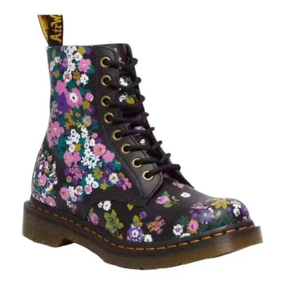 DR MARTENS 1460 PASCAL BOOTS UK 5 EU 38 US 7 VINTAGE FLORAL DOCS New!