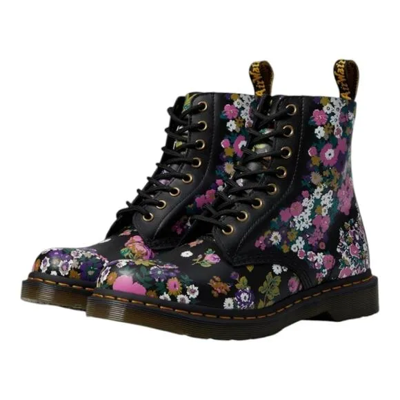 DR MARTENS 1460 PASCAL BOOTS UK 5 EU 38 US 7 VINTAGE FLORAL DOCS New!