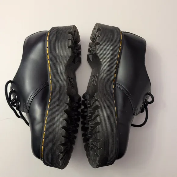 Dr. Martens 1461 Quad Platform LA004 Black Shoes 7 Men/ 8 Woman