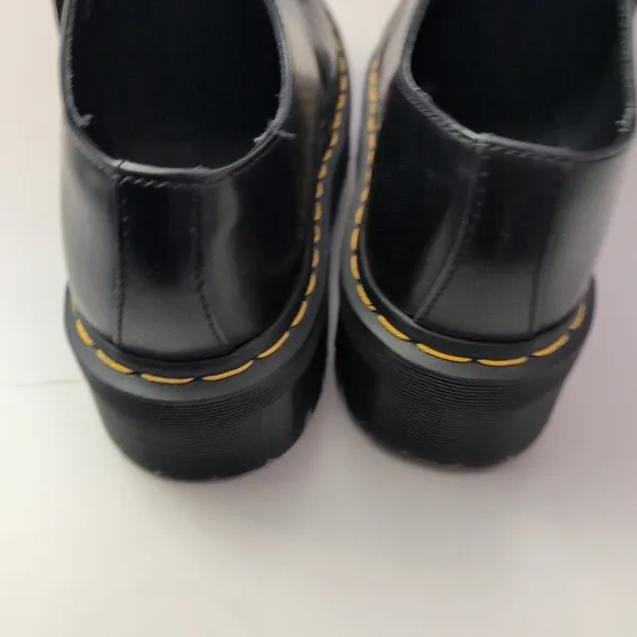Dr. Martens 1461 Quad Platform LA004 Black Shoes 7 Men/ 8 Woman