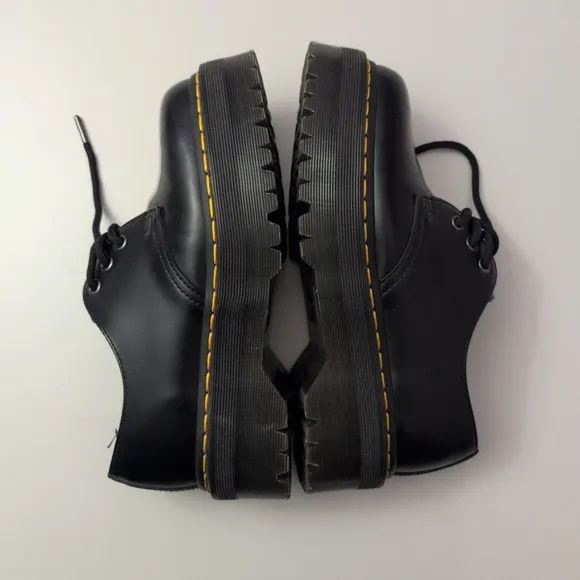 Dr. Martens 1461 Quad Platform LA004 Black Shoes 7 Men/ 8 Woman
