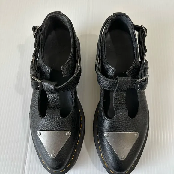 Dr. Martens Caidos Black T-Bar Mary Jane, 7 (38 EU)