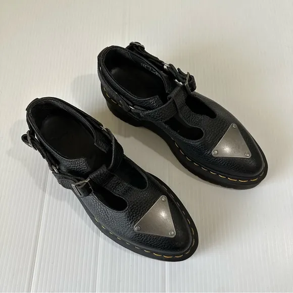 Dr. Martens Caidos Black T-Bar Mary Jane, 7 (38 EU)