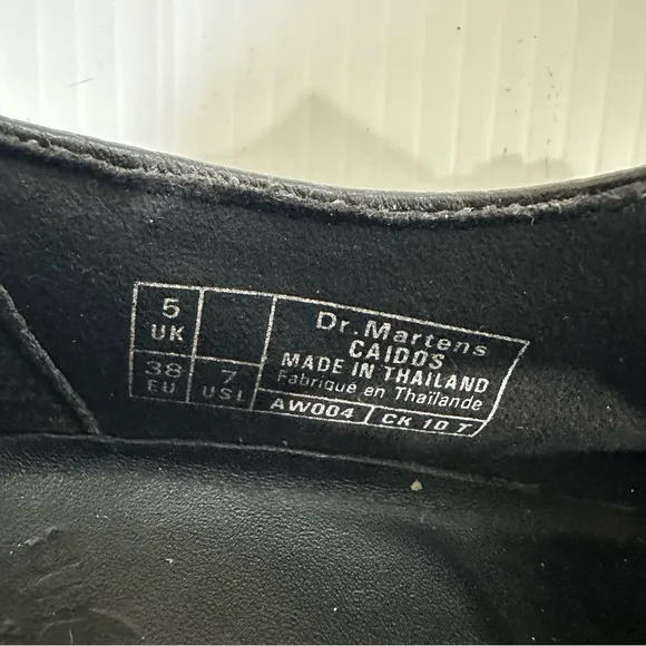 Dr. Martens Caidos Black T-Bar Mary Jane, 7 (38 EU)