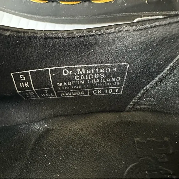 Dr. Martens Caidos Black T-Bar Mary Jane, 7 (38 EU)