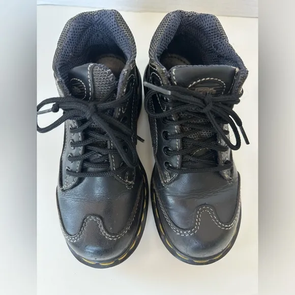DR. MARTENS Docs DM’s Chunky Platform Leather Lace Up Boot Shoes UK 1 England