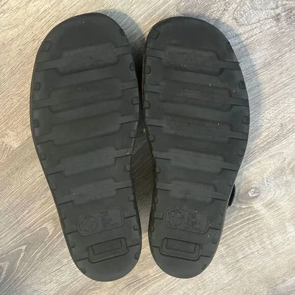 Dr. Martens Fisherman‎ Leather Sandals 9667 Chunky Platform Black Mens 13 UK 12