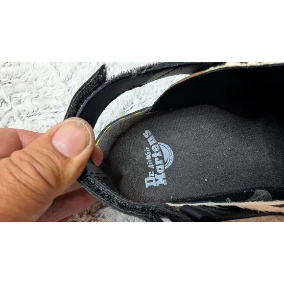 Dr. Martens Jorge II Animal Hair-On Leather Slingback Zebra Doc Martens M13