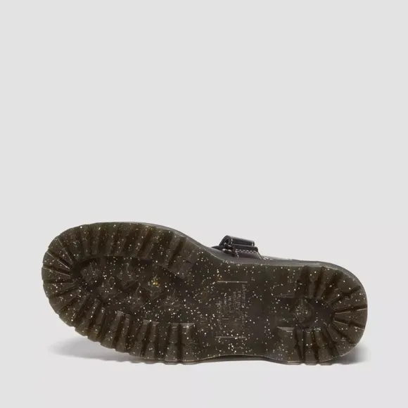 Dr. Martens Kemsley Leather Buckle Platform Shoes - Valentine’s collection