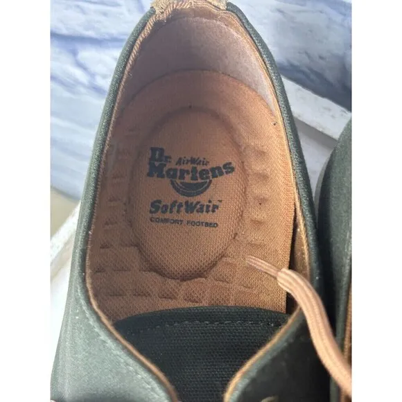 Dr. Martens Mens Shoes Sz 10M Army Green Torriano Waxy Canvas Oxford Lace Up Rck
