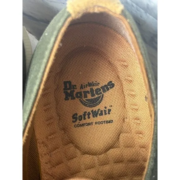Dr. Martens Mens Shoes Sz 10M Army Green Torriano Waxy Canvas Oxford Lace Up Rck
