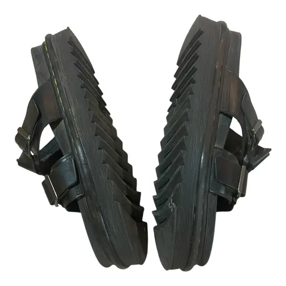 Dr. Martens Myles Brando Platform Sandals Sz US 10 Men’s Black