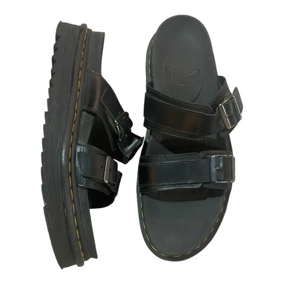 Dr. Martens Myles Brando Platform Sandals Sz US 10 Men’s Black