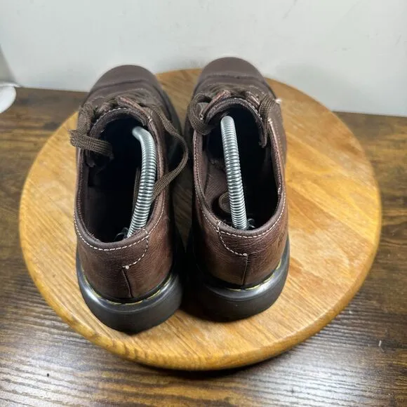 Dr Martens Platform Brown Oxfords Shoes Women's Size 9 8651
