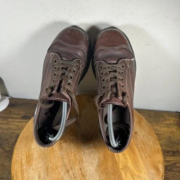 Dr Martens Platform Brown Oxfords Shoes Women's Size 9 8651
