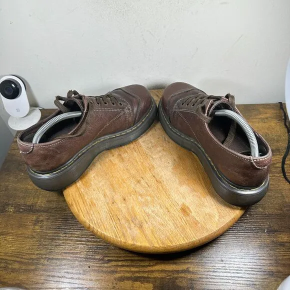 Dr Martens Platform Brown Oxfords Shoes Women's Size 9 8651