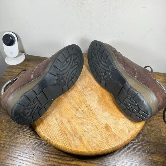 Dr Martens Platform Brown Oxfords Shoes Women's Size 9 8651