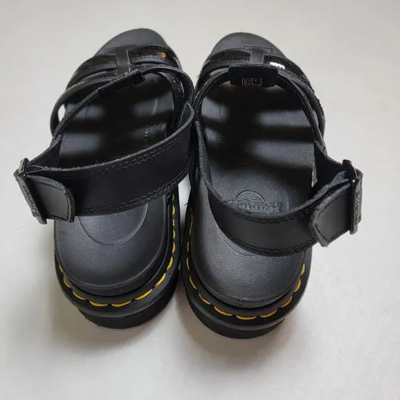 Dr. Martens Sequin Platform Sandals Size 9