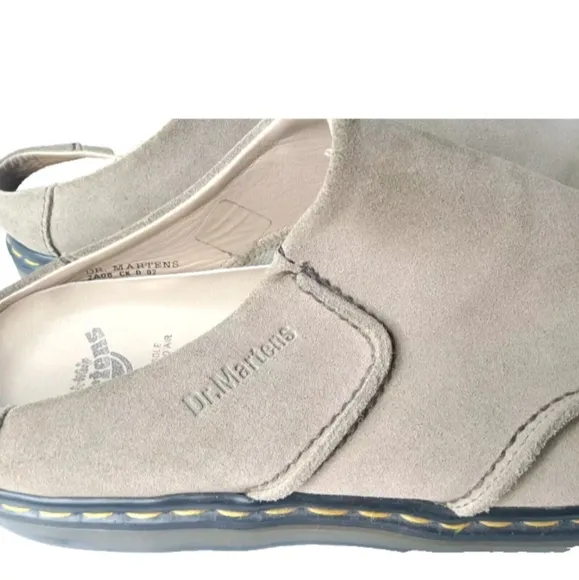 Dr. Martens Suede Platform Mule Men's 12 M Beige Made In England Retail $130