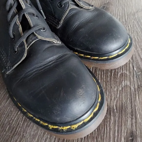 Dr. Martens Vintage 1460 Made in England Chunky Lace-up Leather Boot UK 4 US 6