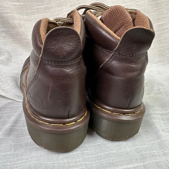Dr Martens Vintage Made in England 8444 Brown Mid Indie Boots UK 4 / US Wmns 6