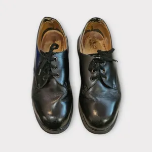 Dr Martens Vintage Made In England Black Leather Oxford Boots
