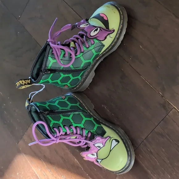 Dr. Martens vintage rare teenage mutant ninja turtles Donnie boots