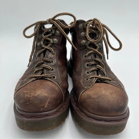 Dr. Martens Vintage Y2K 8287 Chunky Boots Mens Size 8 Made in England Lace Up