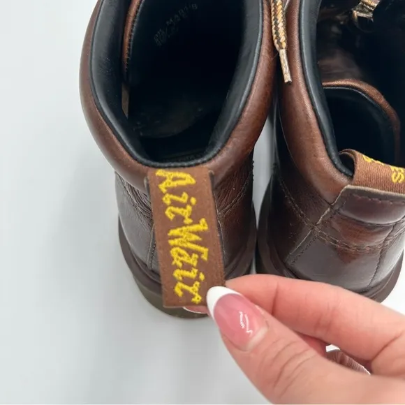 Dr. Martens Vintage Y2K 8287 Chunky Boots Mens Size 8 Made in England Lace Up