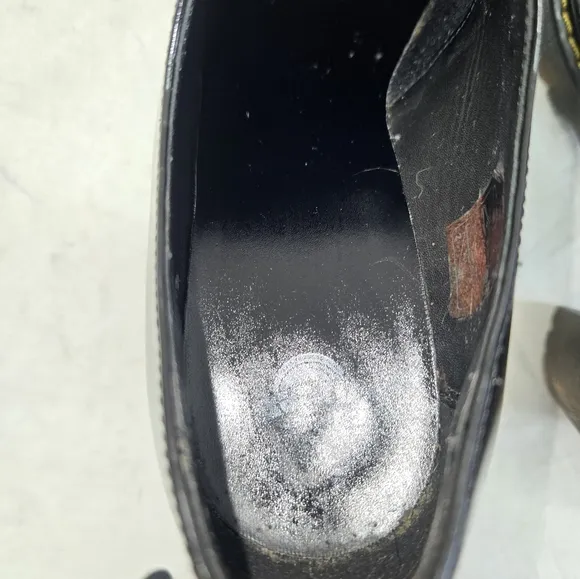 Dr. Martens Women's Size 39 Cordelia Retro Mod Smooth Leather Heels Black