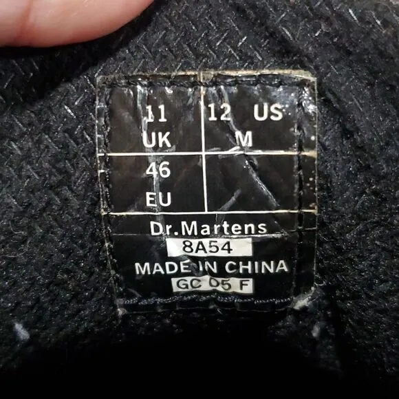 Dr. Martens Y2K 8A54 Boots Size 12