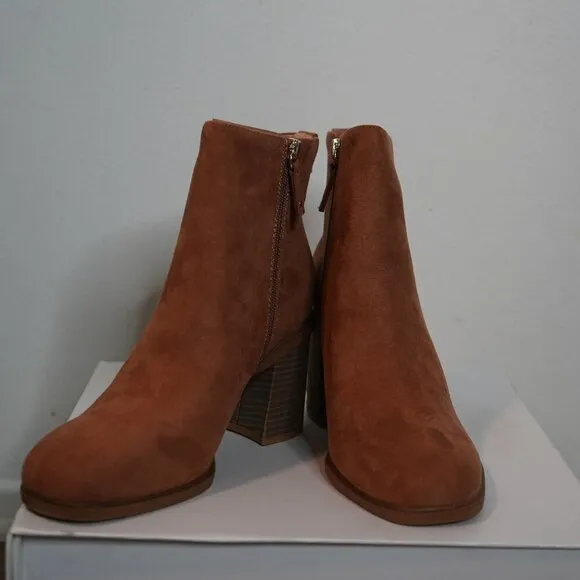 Dr. Scholl's Women's Boots Size 9M Redux Mid Calf Block Heel Comfy Trendy
