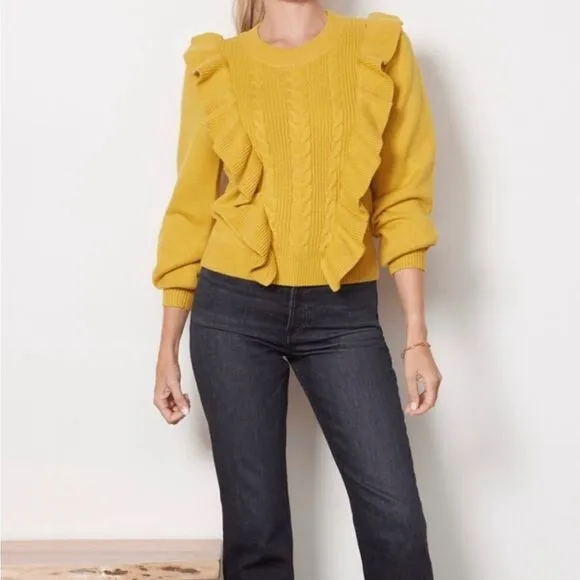 dRA Los Angeles/Anthropologie Ruffle Chic Sweater